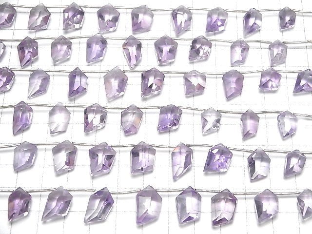 Hochwertiger rosa Amethyst AAA- Spindel geschnitten 1Strang Perlen (8Stück)
