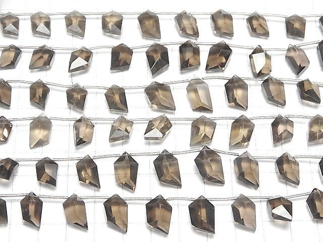 Hochwertige rauchige Quarz AAA-Spindel geschnittene 1strang Perlen (8 Stück)
