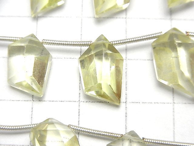High Quality Lemon Quartz AAA- Spindle Cut 1strand (8pcs)