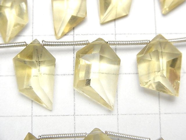 High Quality Natutal Champagne Color Quartz AAA- Spindle Cut 1strand (8pcs)