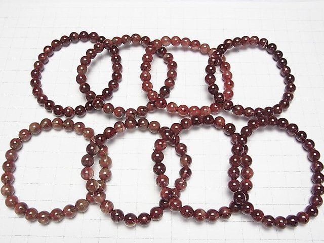 Hochwertige tibetische Andesin AAA Rund 8 mm Armband