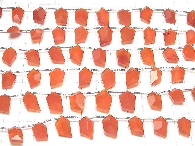 Hochwertiger Karneol AAA-Spindel geschnittene 1strang Perlen (ca. 4 Zoll/10 cm)