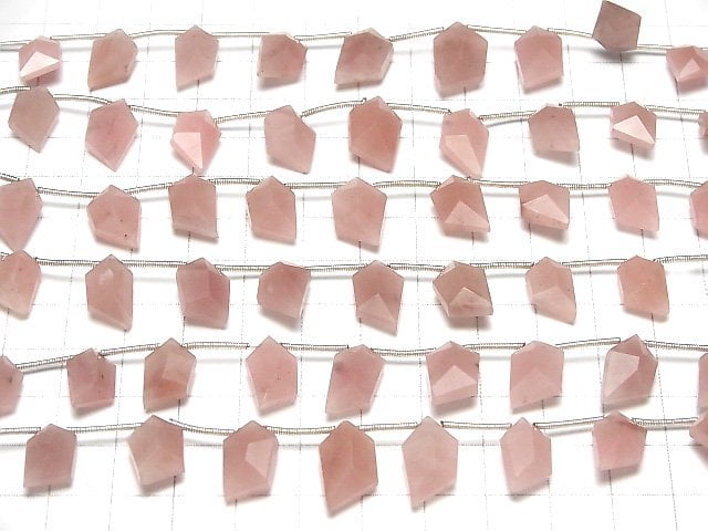 Guava Quarz AA++ Spindel geschnittene 1strang Perlen (ca. 4 Zoll/10 cm)