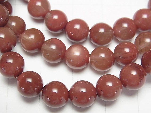 Tibetan Orange Labradorite AA++ Round 8-8.5mm Bracelet
