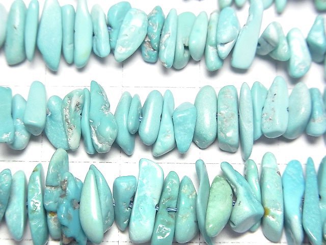 Arizona Sleeping Beauty Turquoise Chips (Small Nugget) half or 1strand (Approx 36mm)