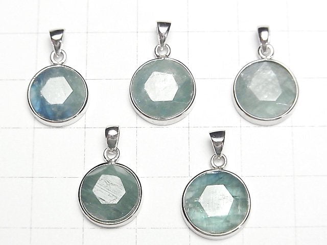 Kyanit AA+ Hexagram Anhänger 13x13mm Silber925 1Stück