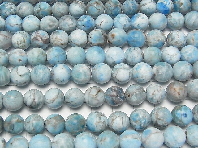 Madagaskar Frost Blau Apatit AA+ Rund 10mm halbe oder 1Strang Perlen (ca. 15Zoll/38cm)