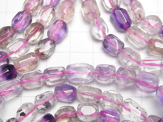 Elestial Quarz AAA- Nugget Armband