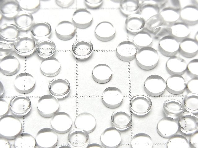 Crystal AAA Round Cabochon 4x4mm 10pcs