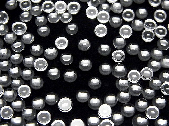 Kristall AAA runder Cabochon 4x4mm 10 Stück