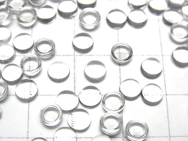 Crystal AAA Round Cabochon 5x5mm 10pcs