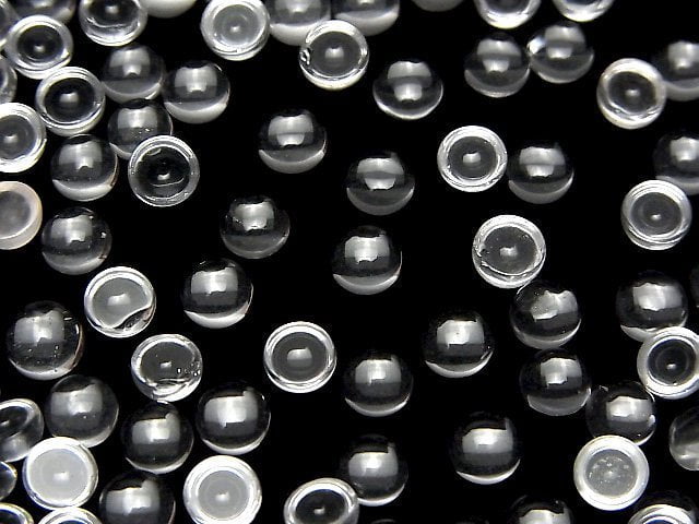 Kristall AAA runder Cabochon 5x5mm 10 Stück