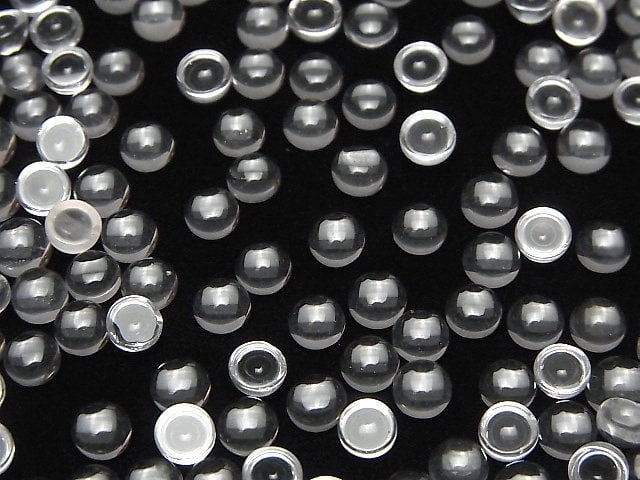 Kristall AAA runder Cabochon 5x5mm 10 Stück