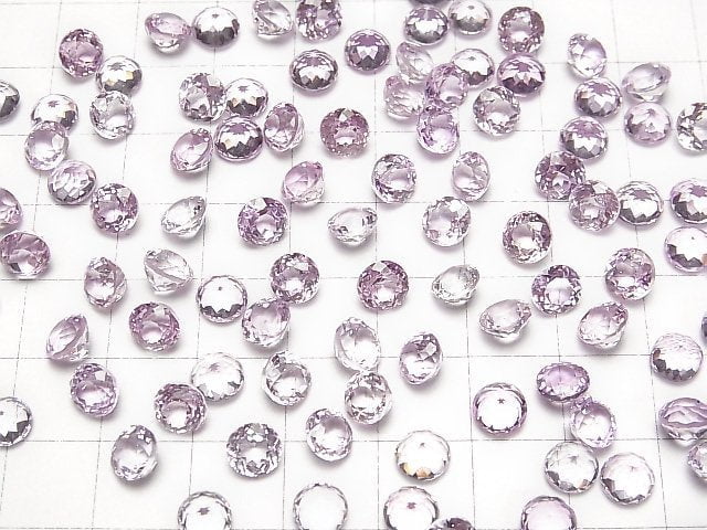 Hochwertiger Kunzite AAA lose Stein Rund facettiert 6x6mm 1 Stück