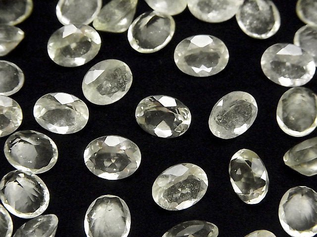 Hochwertiges libysches Wüstenglas AAA lose Stein oval facettiert 10x8mm 1 Stück