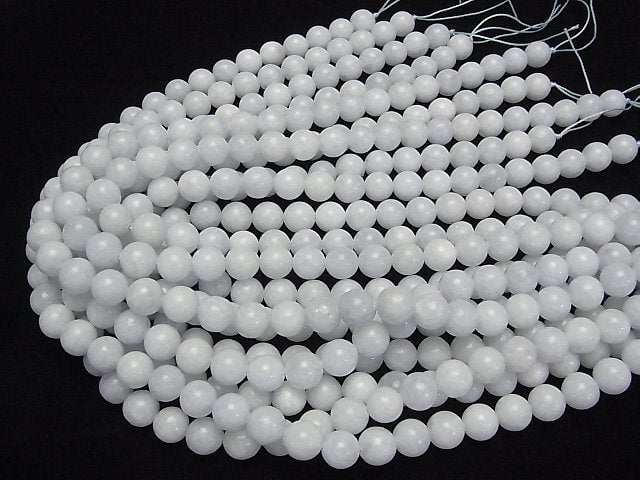 Afrikanischer blauer Calcit Runde 10mm Halbkugel- oder 1Strang-Perlen (ca. 35 cm)