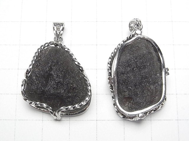 火之精靈 Agnimanitite 裸石塊原礦吊墜 銀925 1件