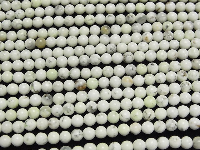 Zitronen-Chrysopras Rund 4mm 1Strang Perlen (ca. 15 Zoll/38 cm)