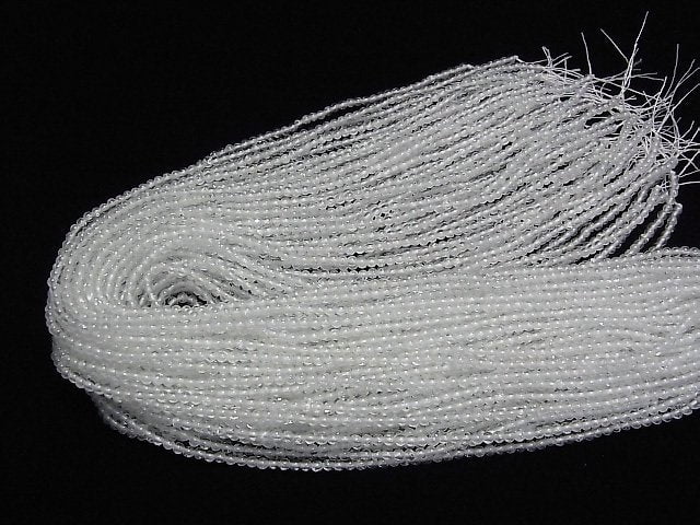 Natürlicher weißer Topas AA++ rund 3mm 1strang Perlen (ca. 15 Zoll/38 cm)