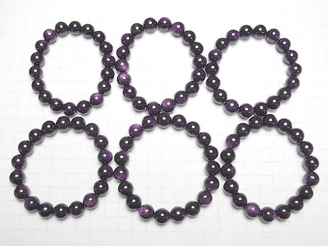 Purplite Stichtit rund 11mm Armband