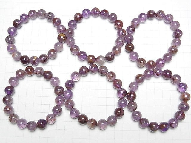 Garten Amethyst AAA Rund 12mm Armband