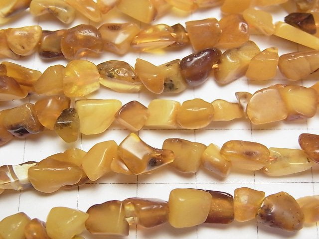 波羅的海原礦琥珀碎石 1串(約15英吋/38公分)