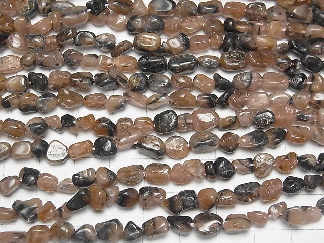 Chiastolith Kleiner Nugget 1strang Perlen (ca. 15 Zoll/38 cm)