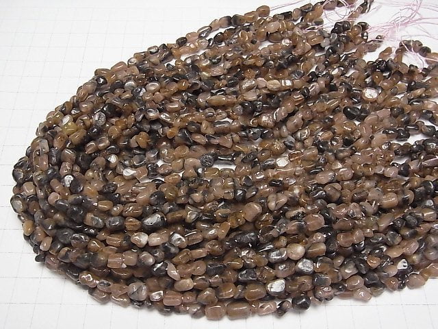 Chiastolith Kleiner Nugget 1strang Perlen (ca. 15 Zoll/38 cm)