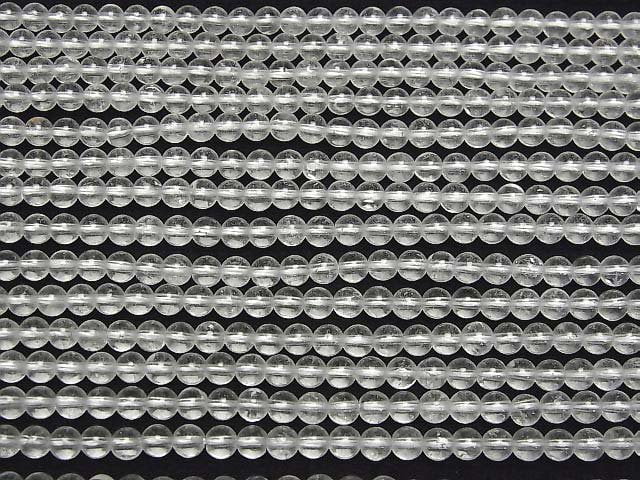 Kristallquarz AAA- Rund 3mm 1Strang Perlen (ca. 15 Zoll/36 cm)