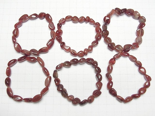 Tibetischer Andesin AA+ Nugget Armband