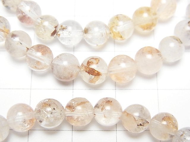 尚比亞油膽水晶 6.5mm 圓珠手鍊