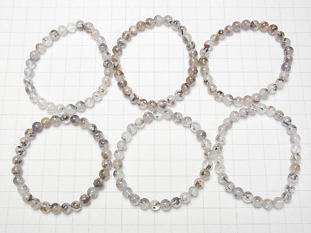 Zambia Öl in Quarz Rund 6-6,5mm Armband