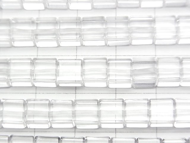 水晶AAA級立方體刻面6x6x6毫米半串或1串珠子(約15英寸/38厘米)
