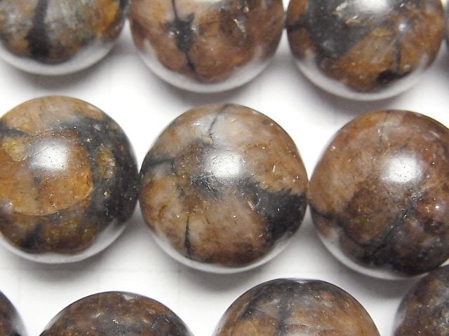 空晶石圓珠 20mm 半串或 1 串珠子 (約6英寸/16厘米)