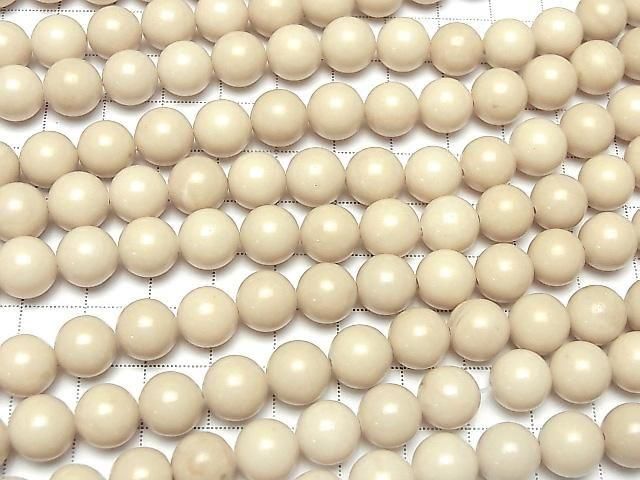 河石圓珠 10mm 1串 (約15英吋/36公分)