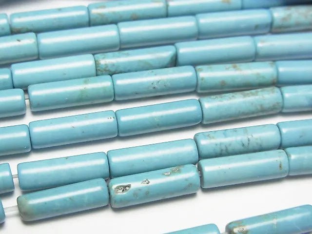 菱鎂礦綠松石管珠 13x4x4公釐 1串 (約15英吋/37公分)