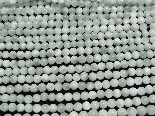 Grüner Angelit AA++ Rund 4mm 1 Strang Perlen (ca. 37 cm)