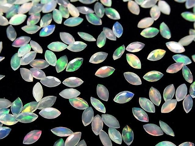 頂級衣索比亞蛋白石 AAA - 弧面馬眼形裸石 6x3mm 5顆
