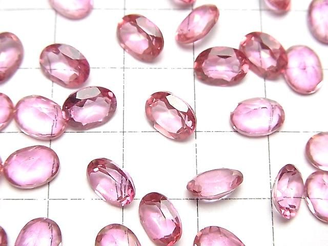 Hochwertiger rosa Topas AAA Lose Stein Oval Facettierte 8x6mm 2Stück
