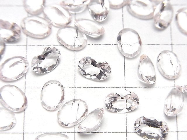 高品質摩根石 AAA 裸石 橢圓刻面 7x5mm 1顆