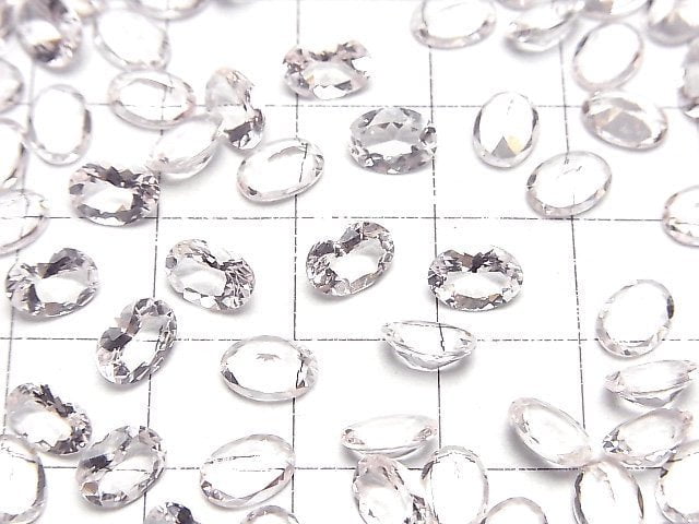 Hochwertiger Morganit AAA Lose Steine Oval Facettiert 7x5mm 1 Stück