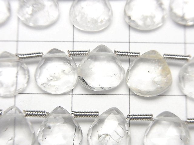高品質 栗子色 玻離質歐泊 AA++ 刻面 水滴形 1串珠子 (約7英吋/18公分)