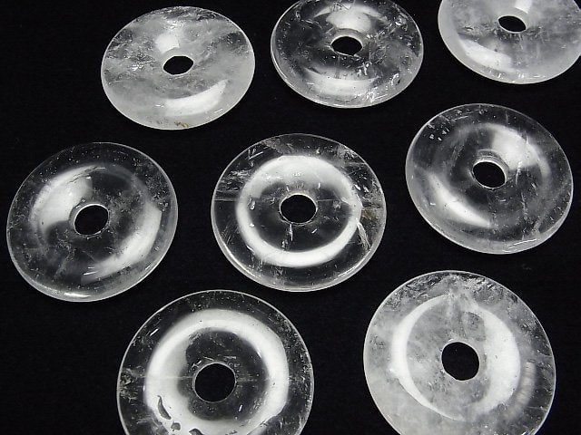 Kristall AA Münze (Donut) 40x40mm 1Stück