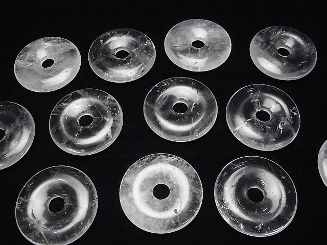 Quartz Cristal AA Pièce (Donut) 40x40mm 1pc