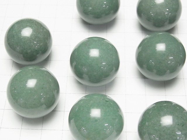 Grüner Aventurin Kugel Rund 25mm 1Stück
