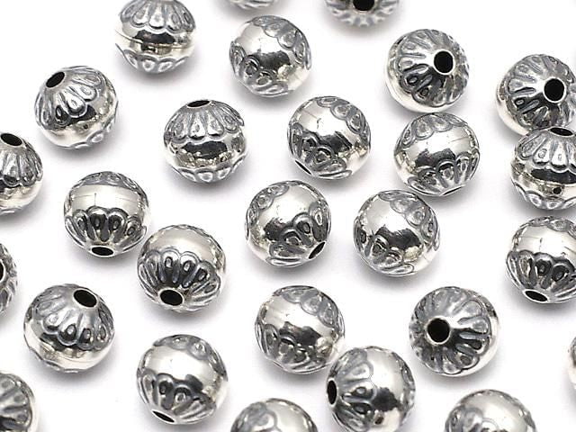Silver925 Design Round 6mm 1pc