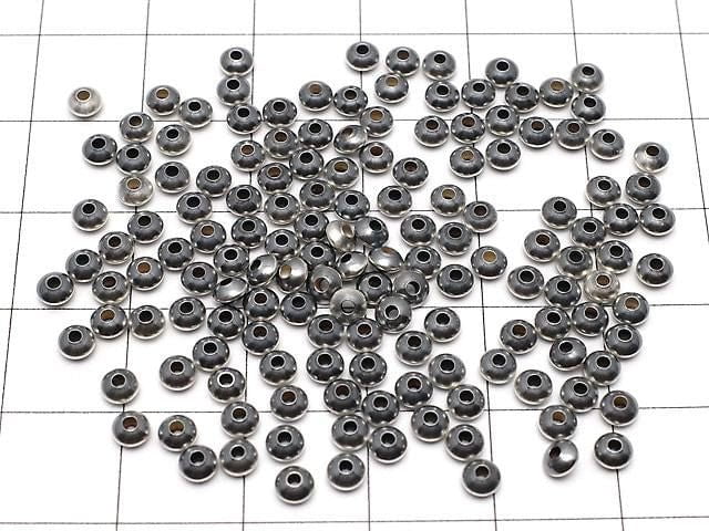 Silver925 Navajo Pearl Abacus (Rondelle) 3.3x3.3x2.0mm 10pcs