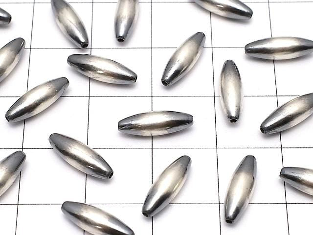 925 純銀 納瓦荷珍珠米珠 12x4mm 2顆