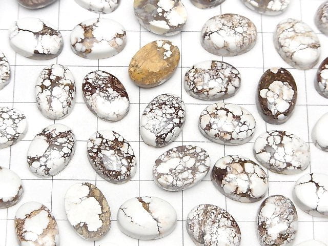 Wildpferd Ovaler Cabochon 14x10mm 2 Stück