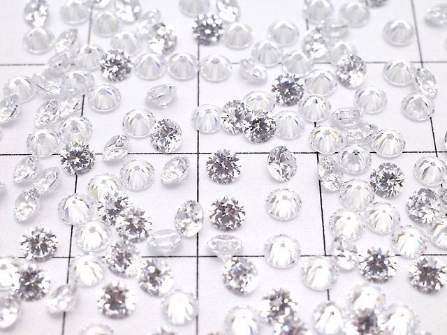 Cubic Zirconia AAA Lose Stein Rund Facettiert 3x3mm 20 Stück